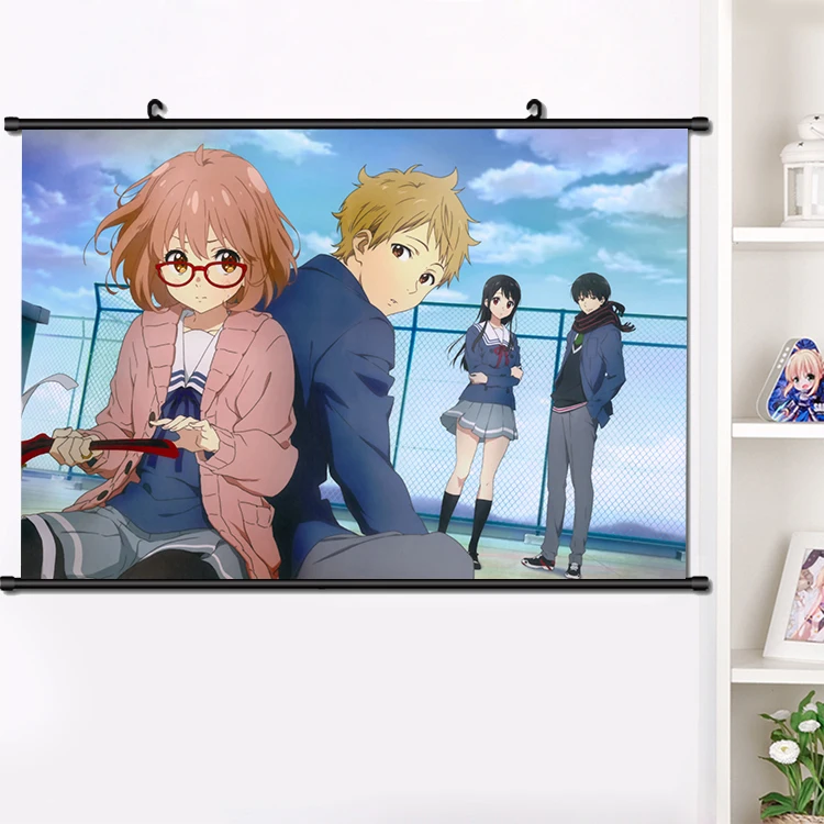Аниме Kyoukai no Kanata Ninomiya Shizuku Настенная роспись фотография плакат 40x60 см|Рисование и