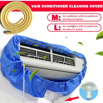 

Washable Air Conditioner Cover Cleaning Protective Dust Clean Tool Tightening Belt For 1-3P Air Purifier Filter Shield Klima