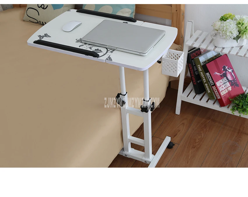 Мини современный дизайн прикроватный столик настольная регулируемая высота подъемный стол для ноутбука стол подставка для ноутбука поднос с колесом подвижный