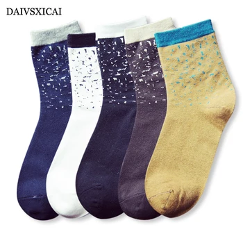 

3Pairs/lot=6pieces Spring Autumn Cotton Mens Business Socks Long Tube Fashion Socks Casual Men