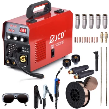 Best JCD 200A MMA Welding Machine 220V DC IGBT Inverter ARC Welder With LCD Digital Adjustable Welder For Home DIY Beginners Welder