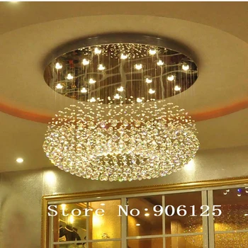 

Modern LED Crystal Chandelier Light Fixture 110V 220V Bagels Shape Crystal Chandelier Light Fixture +Free shipping!