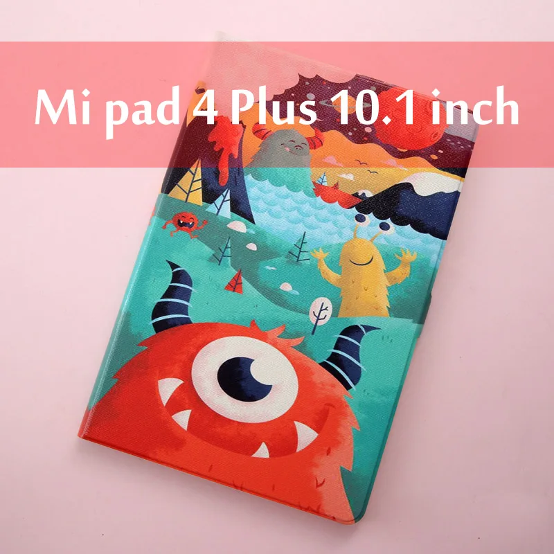 Модный раскрашенный флип-чехол для Xiaomi mi pad 4 Plus, чехол 10,1 дюймов, чехол для планшета, чехол для Xiaomi mi pad 4 Plus/mi pad4 Plus 10,1 - Цвет: 3