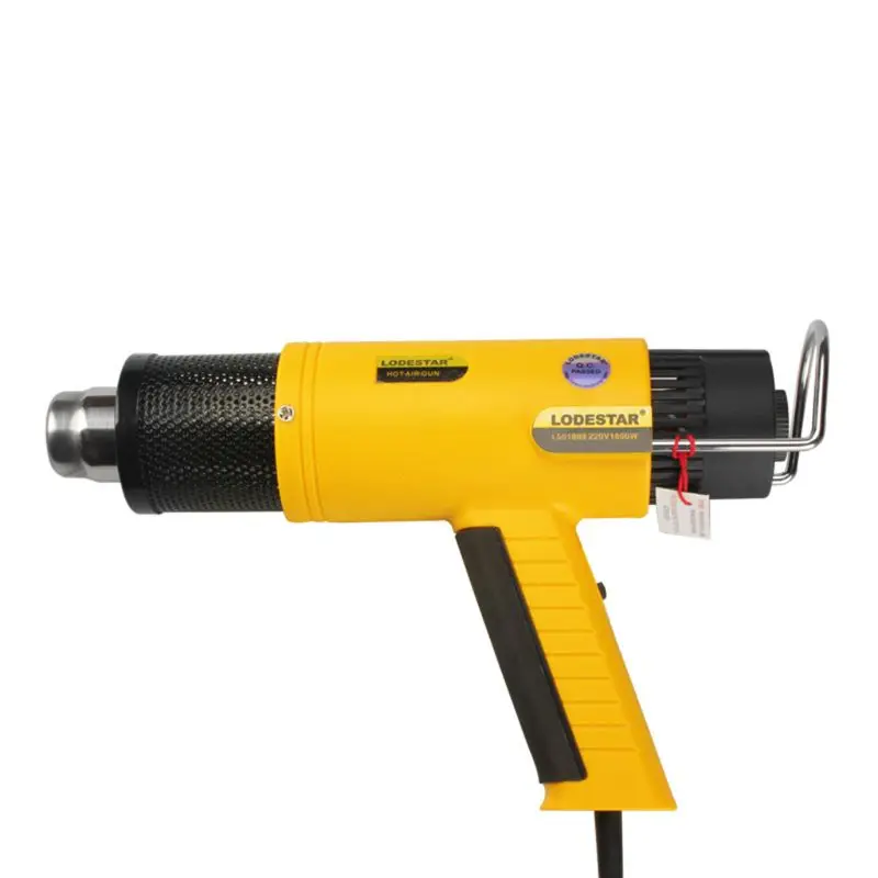 

Heat Gun 220V 1800W 2 Modes LCD Display US Plug with Nozzle Power Tool Y5GA