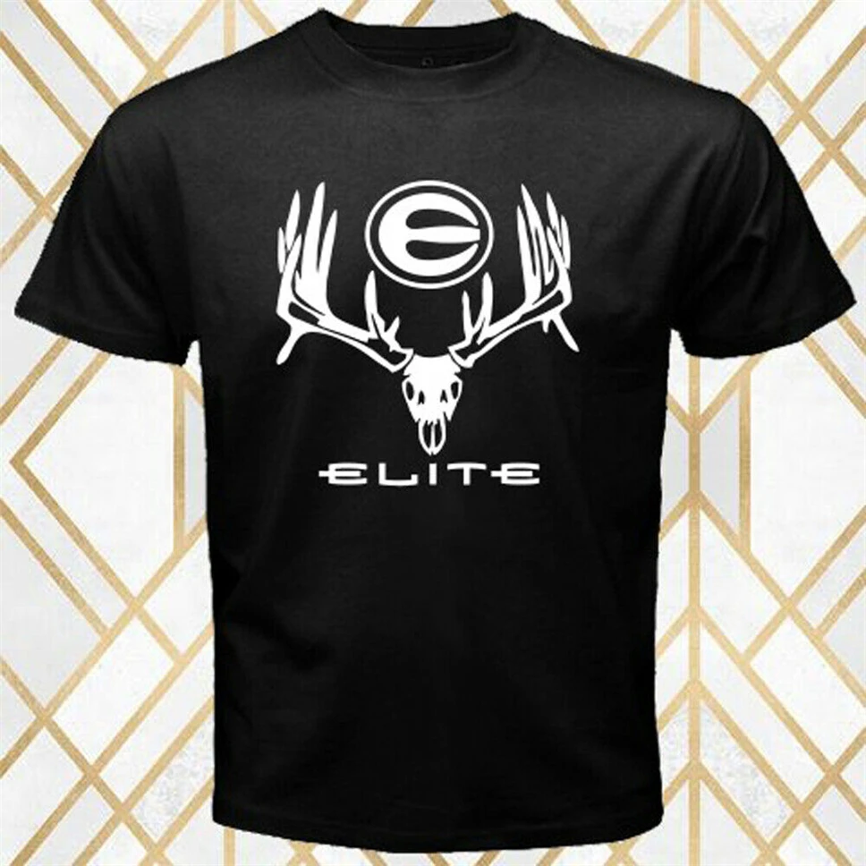 Elite Archery Sports Bow Archer Company Logo Men'S Black T-Shirt Size S - 3Xl Slogans Customized Tee Shirt | Мужская одежда