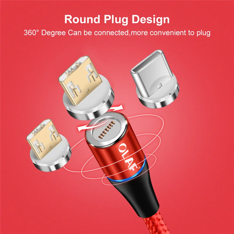 1 м 2 м 3 А магнитный кабель для быстрой зарядки 3,0 Micro USB зарядное устройство type C Быстрая зарядка для samsung S8 huawei Xiaomi магнитные телефонные кабели