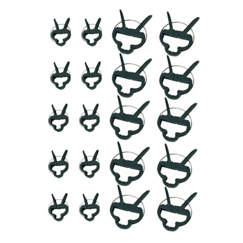 

5 Sets Gardening Clip Seedling Grafting Flowers and Plants Modified Garden Clip(10 Big 10 Small / Set)