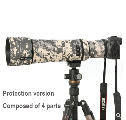 ROLANPRO Lens Camouflage Coat for Canon RF 800mm F11 IS STM Camouflage Rain Cover Lens Sleeve Guns Case dslr Cameras 