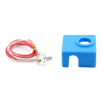 

1x Assembled Extruder Part for Reprap 3D Printer 1.75mm & 1Pc 3D Printer Mk8 Protective Silicone Sock Cover Case