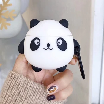 

For Apple AirPods Pro Luxury Silicone Panda Earphone Case Earpods Cartoon Soft Headphone Case Earphone Case For Airpods 1/2 Case