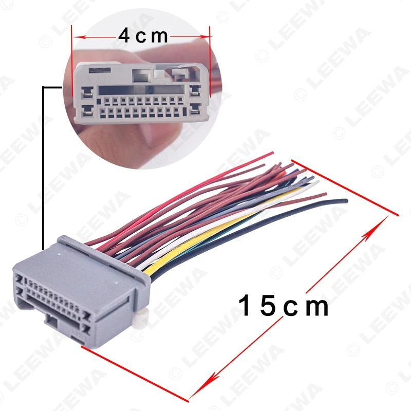 LEEWA Auto Audio Stereo Kabelbaum Für HONDA Accord/Cross/Civic/CRV/Fit Pluging In OEM fabrik Radio CD # CA2534