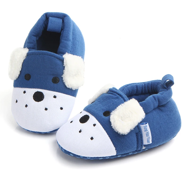 Купить обувь для новорожденных девочек и мальчиков, обувь для маленьких мальчиков и девочек, нескользящая обувь принцессы с милыми животными для детей 0-24 месяцев, детская кроватка для первых ходунков