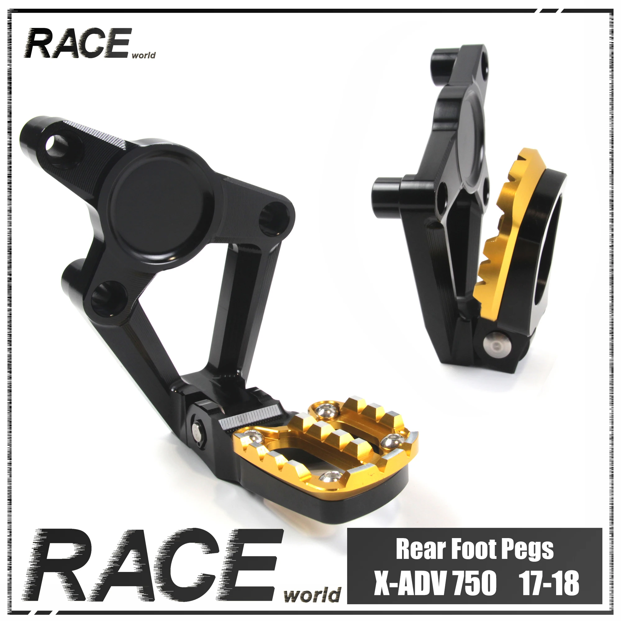 

For HONDA X-ADV 750 2017 - 2018 Foot Pegs FootRest Footpegs Rests Pedals Motorcycle Foot peg Frame Foot Pegs Folding X ADV 18