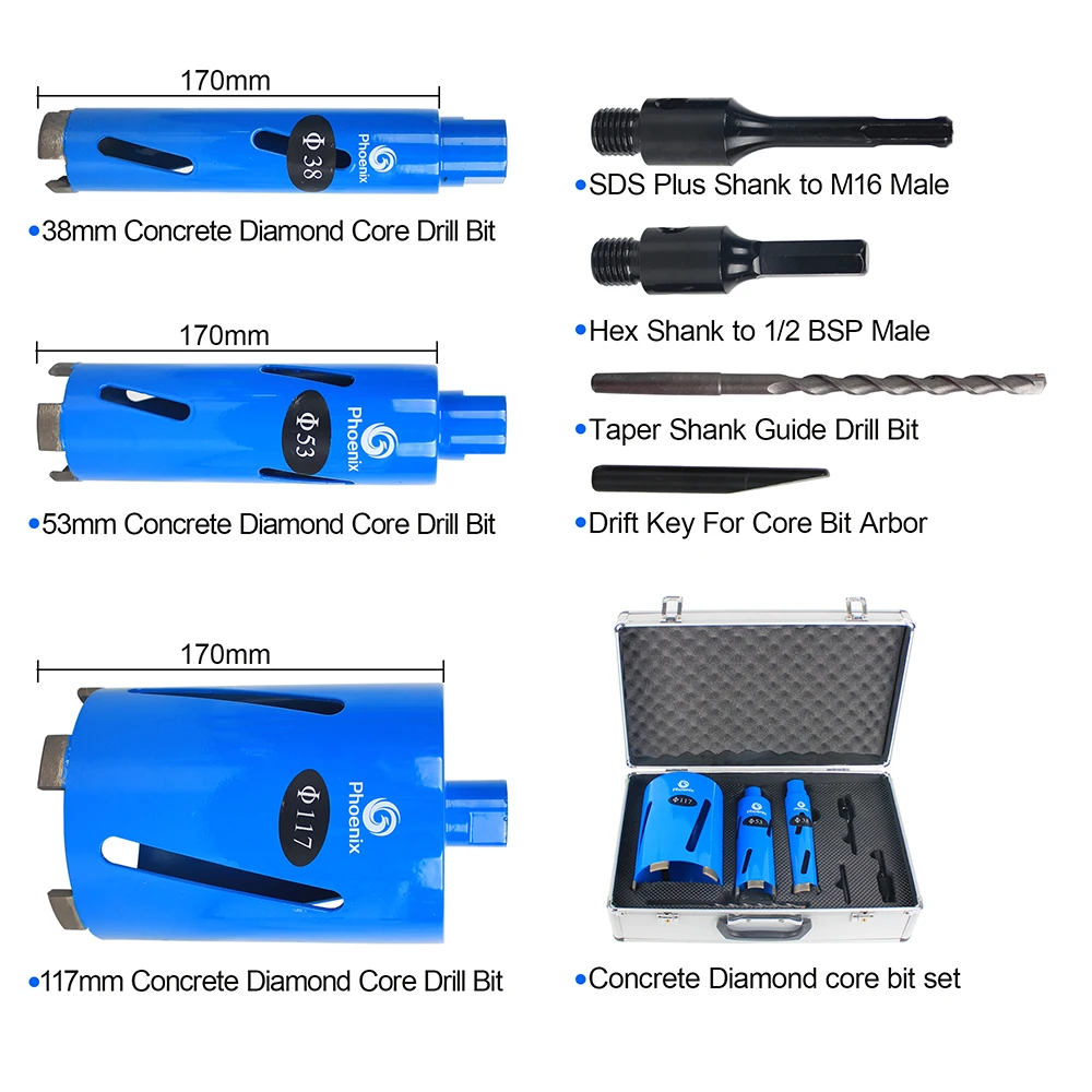 Raizi M16 Concrete Diamond Core Drill 