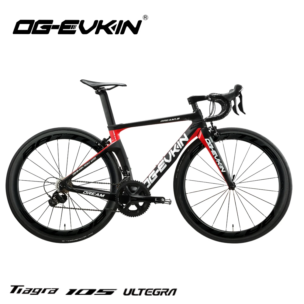 OG EVKIN CB 024 углерода полный шоссейные велосипеды светильник Вес 22 Скорость 700C BICICLETA