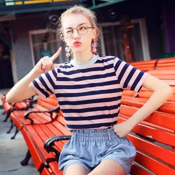 

Fashion Logo Printing T Shirts beige Women's Short Sleeve Fashion 100% cotton Female T-Shirts