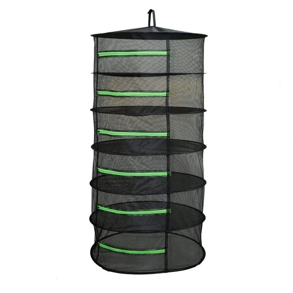 Storage Insect Proof For Plants Folding Practical Hanging Basket Multi Layer Home With Zipper Herb Drying Rack Decoration Bag - Цвет: 6