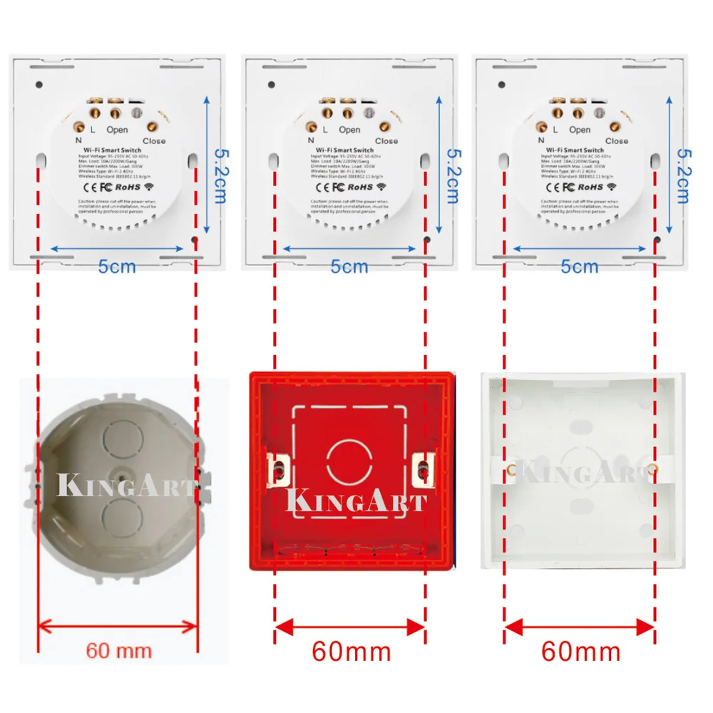 WIFI smart curtain switch Smart Home WiFi Electrical Touch Blinds Curtain Switch APP Voice Control Global Universal Design