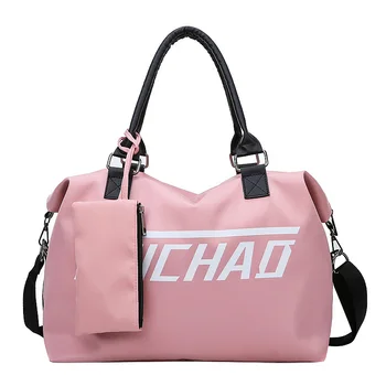 

Women Tote Bag Waterproof Oxford Cloth Travel Bags Large Capacity Sports Bag Fitness Shoulder Bag Fashionable Solid Handbag
