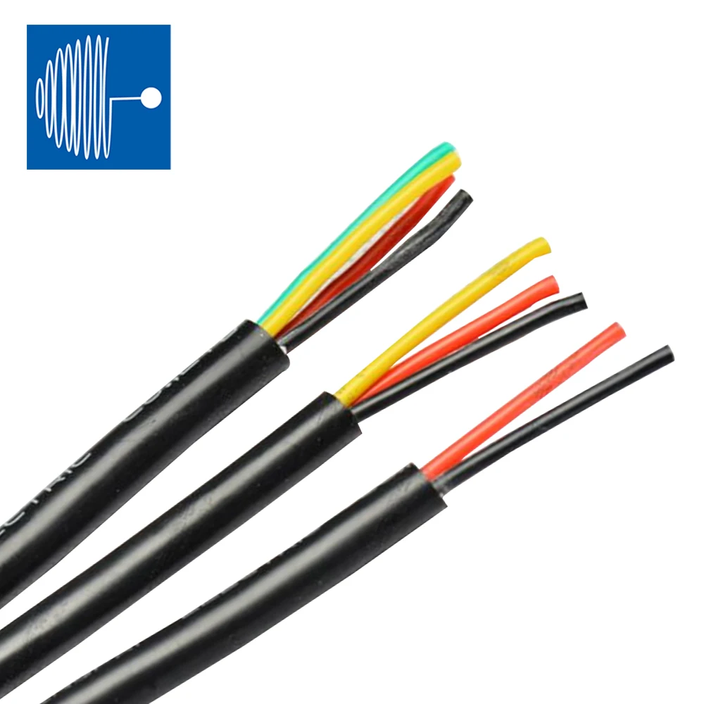 SHENGPAI H05SS F 108 градусов 300 В черный 2*4 0 мм 3*4 оболочка силиконовый резиновый