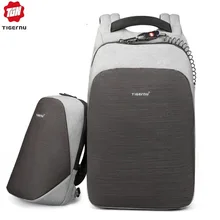 Модный мужской рюкзак Tigernu с защитой от кражи