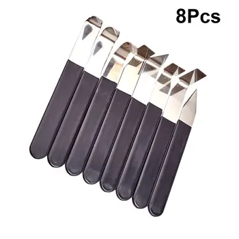 

8pcs Clay Fettling Tools Stainless Steel Pottery Tools Handmade Clay Supplies DIY Clay Accessories for Women Girls