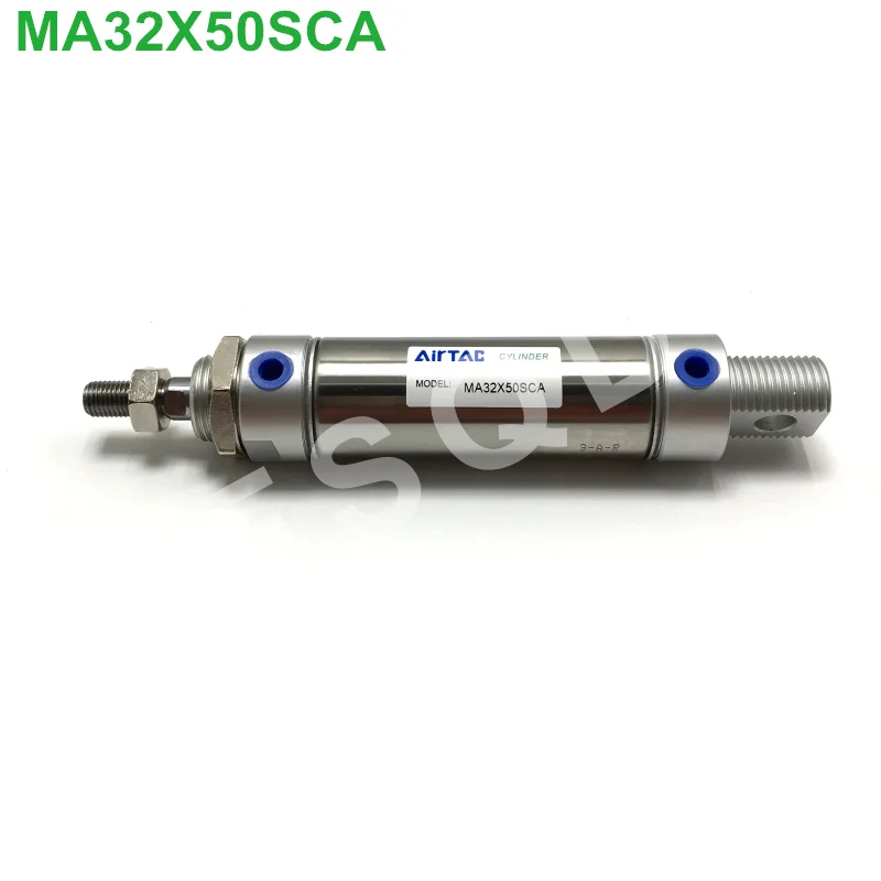 Мини Воздушный цилиндр MA32X10SCA MA32X20SCA MA32X25SCA MA32X50SCA MA32X60SCA MA32X70SCA FSQD AIRTAC из нержавеющей