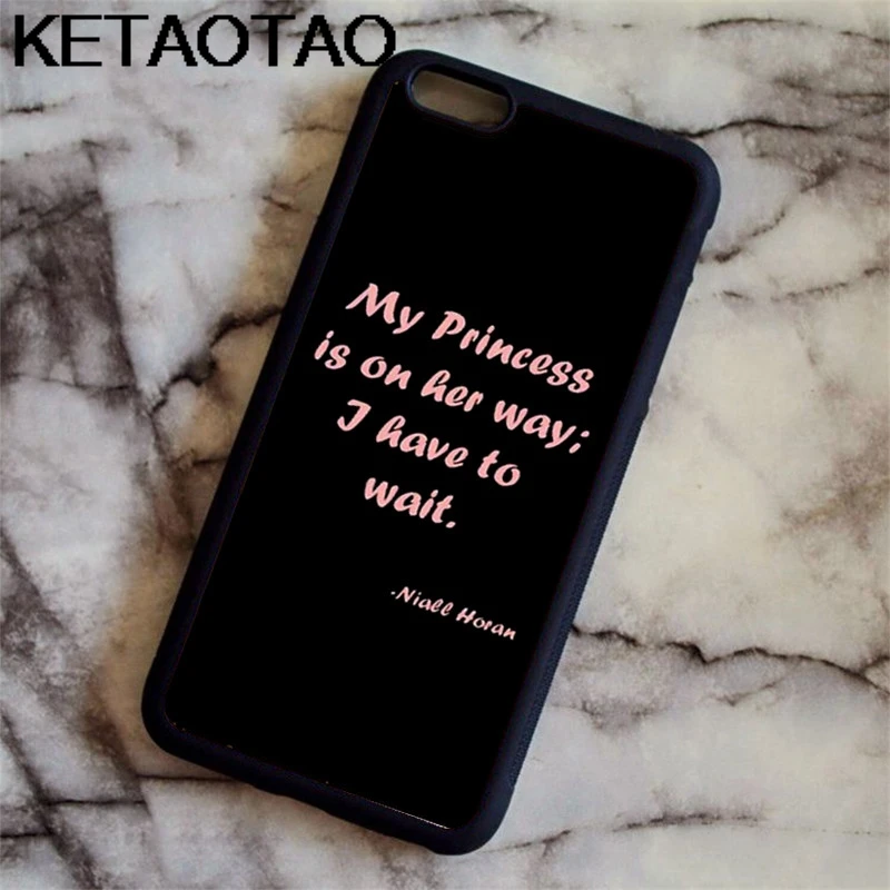 Розовый KETAOTAO One Direction Music Band Snap чехол для телефона s для iPhone 4S SE 5C 5S 6S 7 8 X Plus XR XS Max чехол из мягкого ТПУ резины силикона - Цвет: Розовый