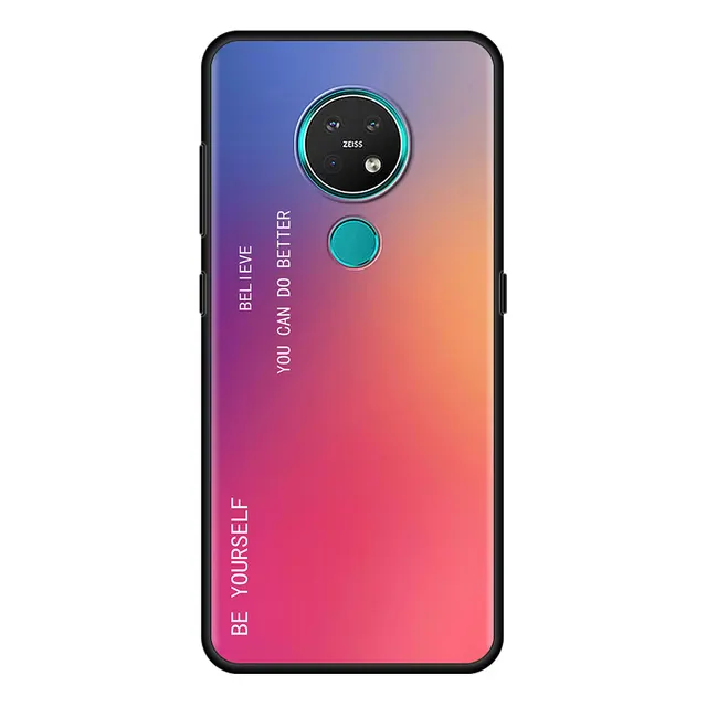 Gradient BE YOURSELF Cell Phone Case for Nokia 5.4 7.2 3.4 5.3 2.3 3.2 8.3 5G 2.4 2.2 4.2 1.3 1.4 C20 G20 X20 Cover Coque B02
