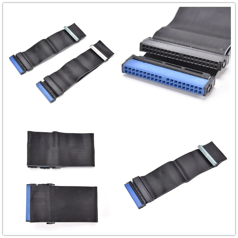 

New 2PCS/lot Hard Disk And Parallel Port Line IDE Hard Drive Optical Drive Data Cable 45CM
