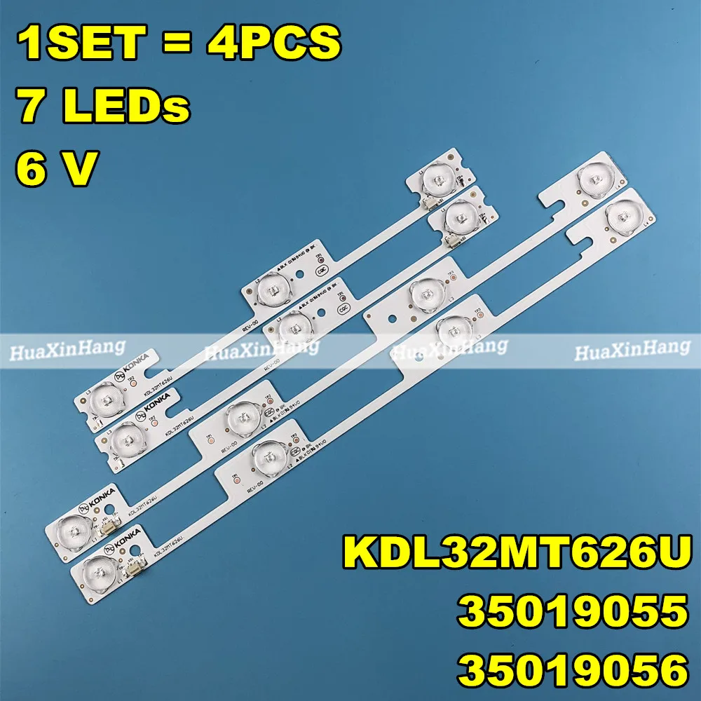 Оригинальная Светодиодная лента для Konka KDL32MT626U 20 шт./лот 10 шт. 4 светодиода 3 35019055