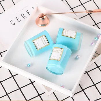 

Aroma Oil Wedding Party Gift Candle White Home Tea Light Scented Candles Birthday Aromatherapy Party Candle Decorative 30C0059