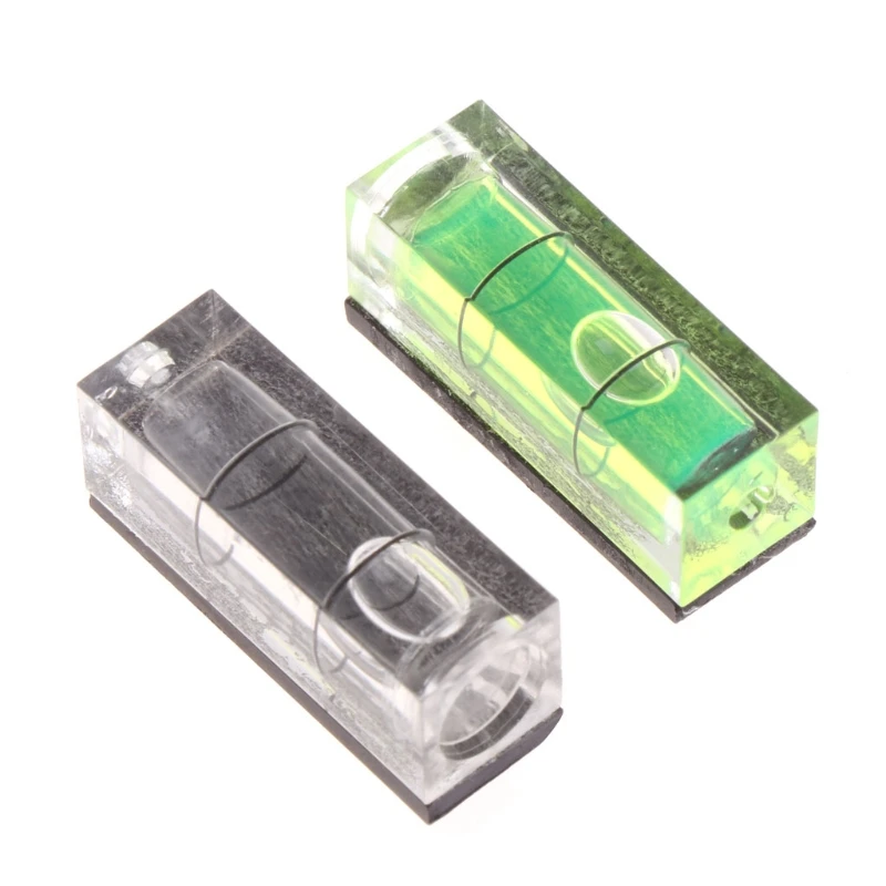 

Mini Spirit Bubble Level Picture Hanging Measuring Tools with Magnetic Stripe 29x11x10mm A5YD