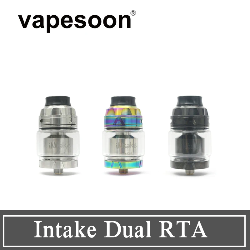 

Intake Dual RTA Vape Tank 4.2ml 5.8ml Capacity Top Filling Airflow Electronic Cigarette Atomizer Vaporizer Tank
