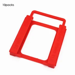 Cadre de montage de transfert en plastique, universel, 2.5 "à 3.5" Bay SSD HDD PC support de disque dur, Rail adaptateur environnemental, 10 pièces 