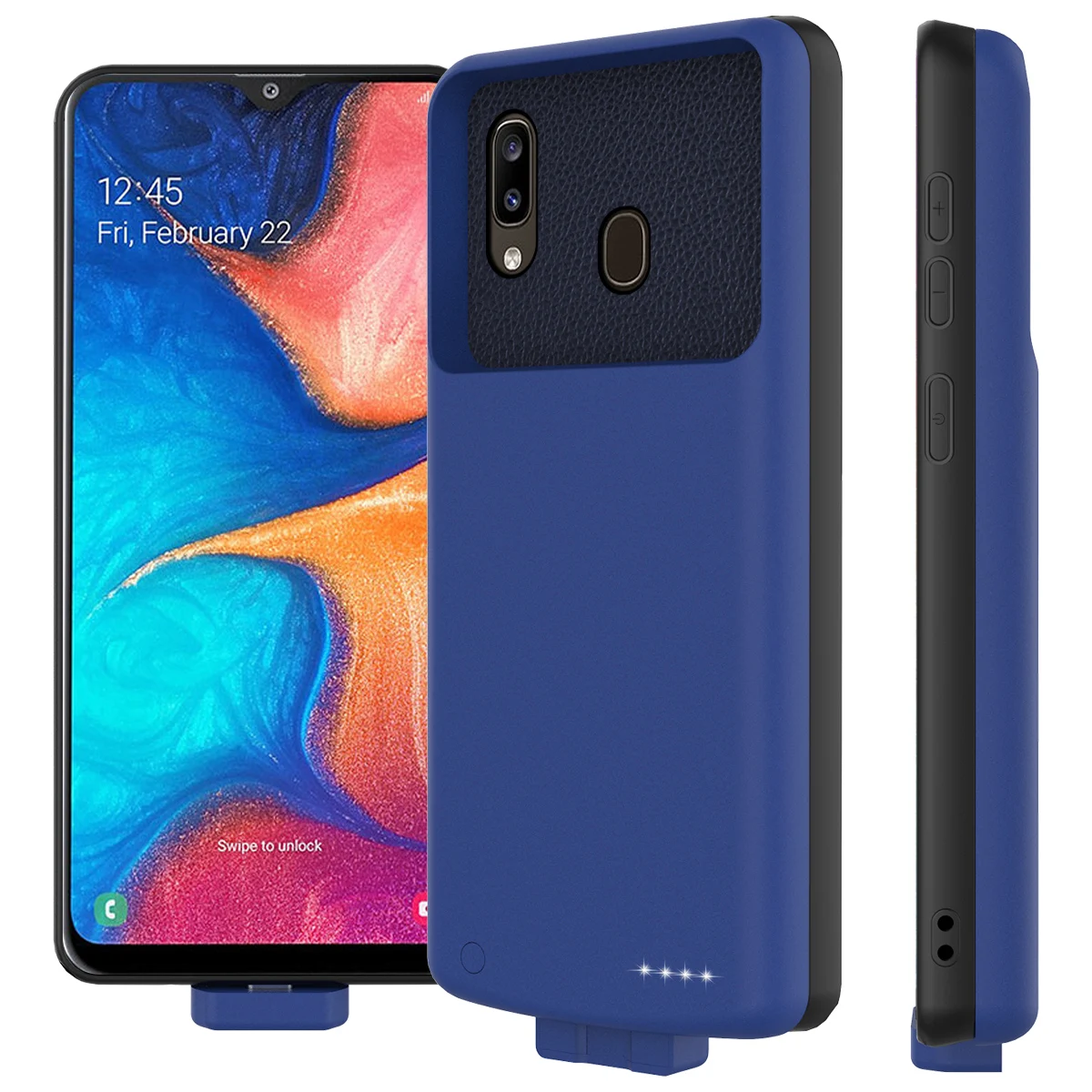 Чехол аккумулятор для Samsung Galaxy A20 A30 7000 мач|Чехлы с аккумулятором| |
