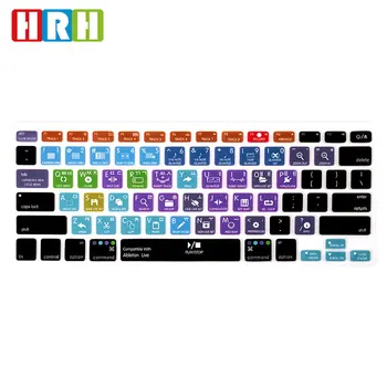 

HRH Ableton Live Korean Language Hotkey Shortcuts Silicone Keyboard Cover Protector Keypad Skin For Mac Air Pro Retina 13"15"