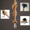 Hemp Rope Pendant Lights Vintage Retro Hanging Lamp E27 AC 85-265V Industrial Decor Home Restaurant Pendant Lamp Edison Hanglamp 2