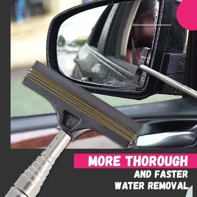 1pcs portable Retractable rear-view Mirror Wiper Quickly Wipe Water,Water mist and dirt,For Auto glass Cleaning Tool 1