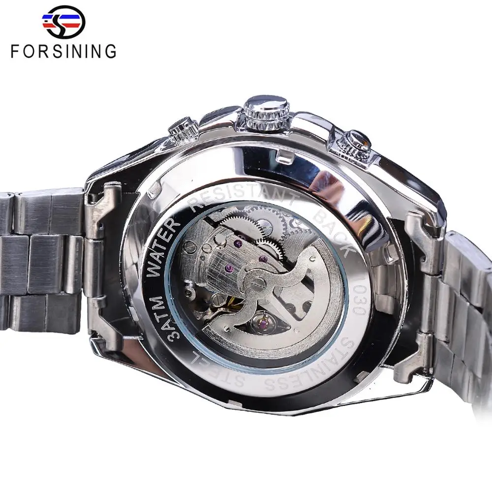 Forsining Relógio Mecânico Steampunk Masculino Relógio Esportivo Automático de Marca de Luxo Peças de Tempo de Alta Qualidade Luminoso Relógio de Mão Masculino - Image 6