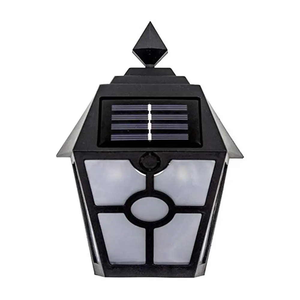 Solar Deck Lights Outdoor Waterproof Wall Light Bright Fence Lighting Black Garage Door Lights Dual Led Outdoor Wall Lamps Aliexpress