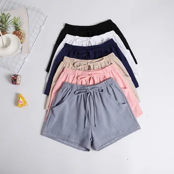 

New High Waist Cotton Women Sports Yoga Shorts Female Workout Fitness Running Sport Short Quick Dry Yoga Sportswear Shorts S-5XL