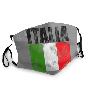 

Italia Faded Style Flag Reusable Face Mask Pattern Anti Haze Dust Mask Protection Mask Respirator Mouth Muffle