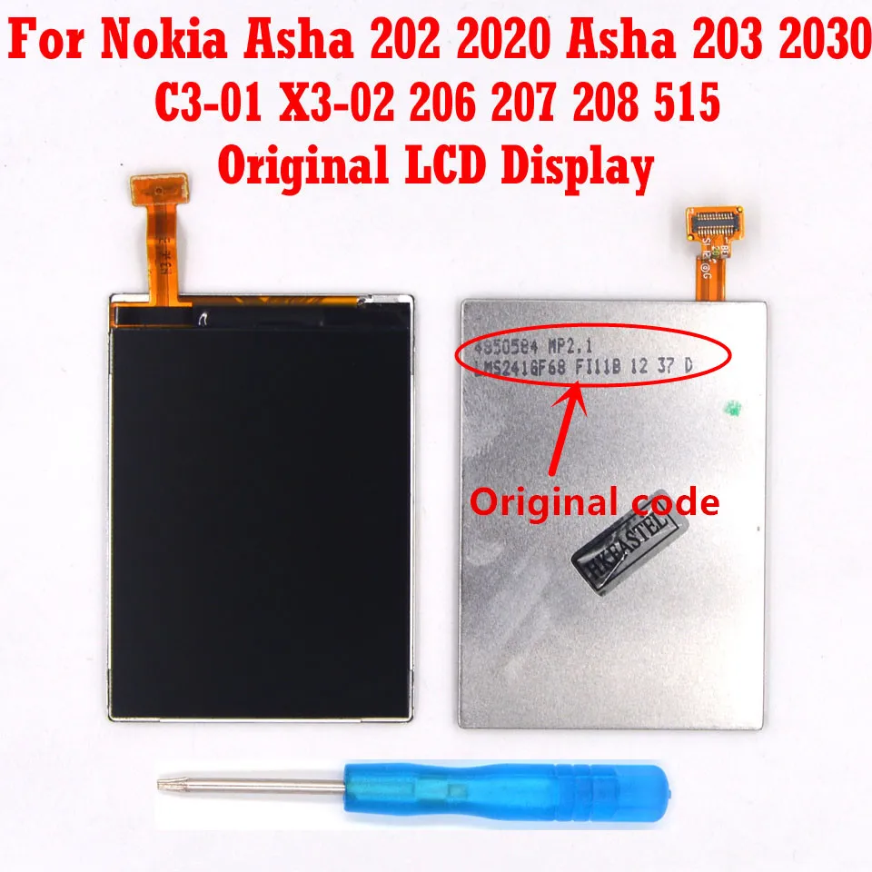 For Nokia 206 original LCD Display 1