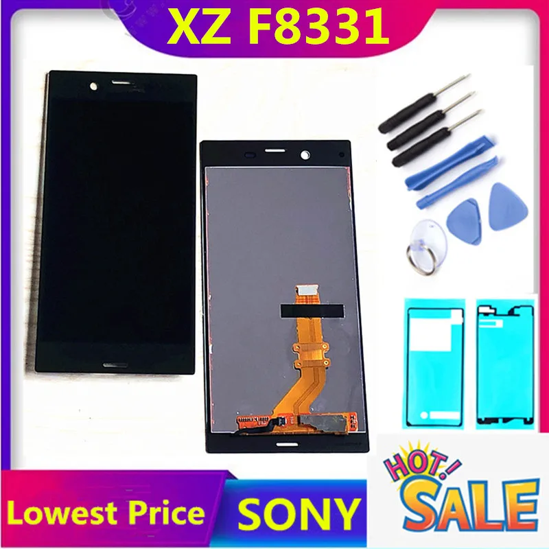 ЖК-дисплей HTZF 5 2 дюйма для SONY Xperia XZ F8331 F8332 сенсорный экран дигитайзер запасные