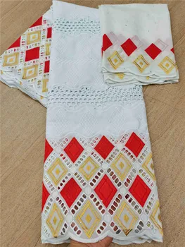 

White New Arrival Small Holes Design Dubai Lace African Nigerian Dry Lace Fabric Real Swiss Voile Lace In Switzerland Bridal Sew