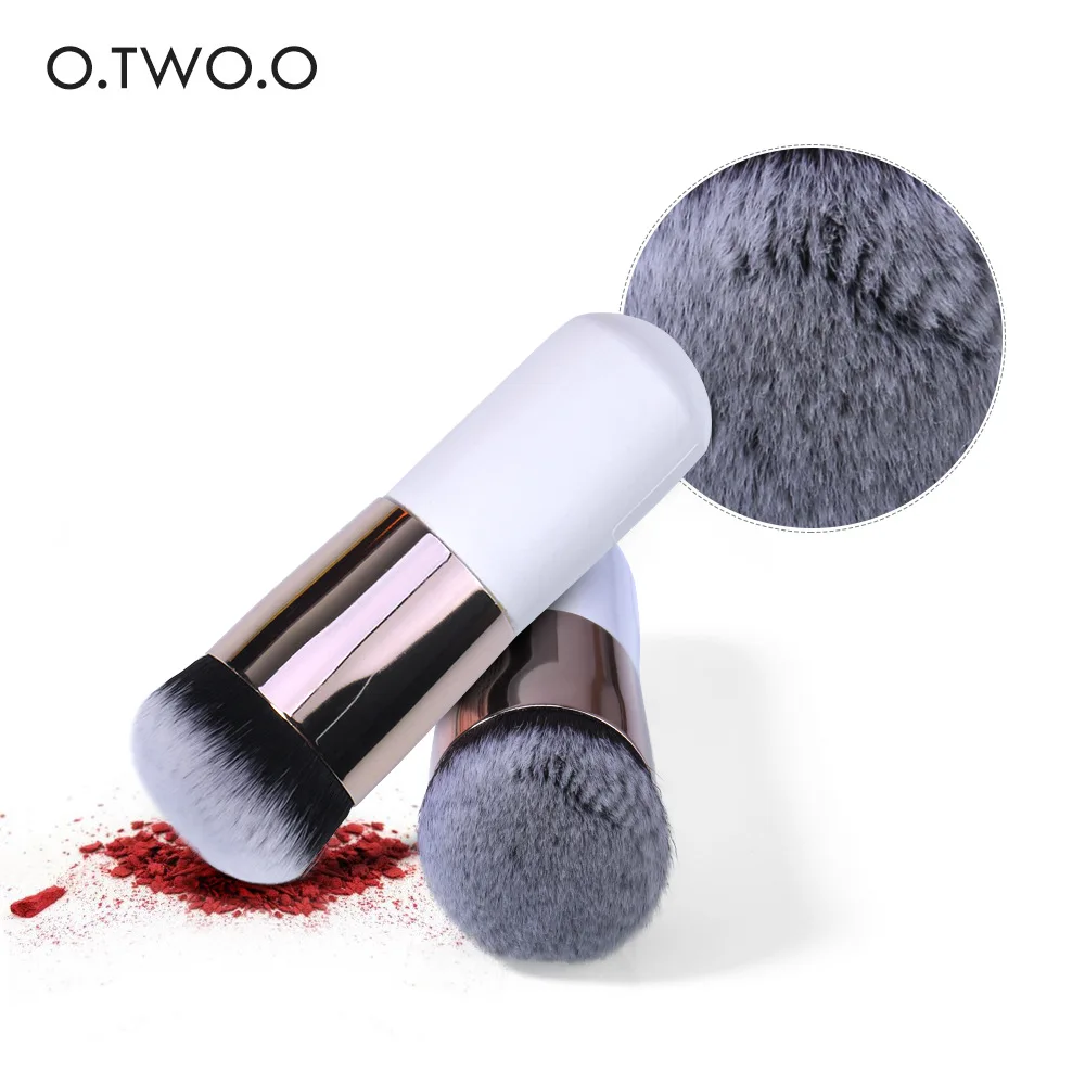 brush O. TWO. O контурная Палитра для лица, теневая пудра для ухода, макияж, 4 цвета, стойкий Макияж для лица, контурная косметика, бронзер - Цвет: brush