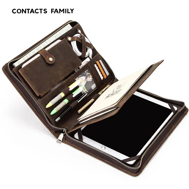 

New Style iPad 9.7 Protective Case Italy Horse Leather for Apple Tablet Pro 10.5 Multi-functional Leather Case