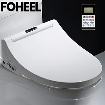 

FOHEEL Intelligent Toilet seat Electric Bidet Cover Led Light Wc Smart Bidet Heating Sits Smart Toilet Seat