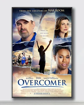 

NJ041 Overcomer Movie Silk Posters and Prints wall art Art Poster Home Decor